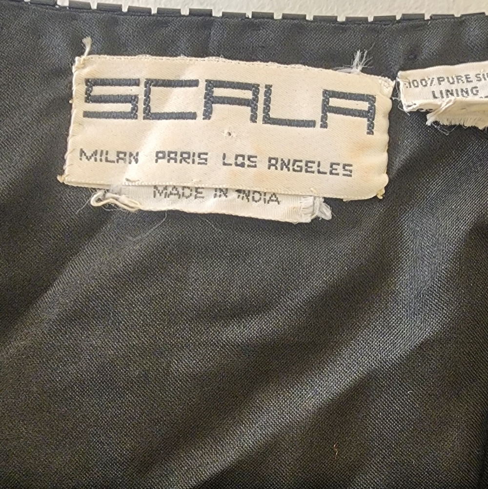 Scala Multicolor Sequin Jacket, Size Medium Petit… - image 2